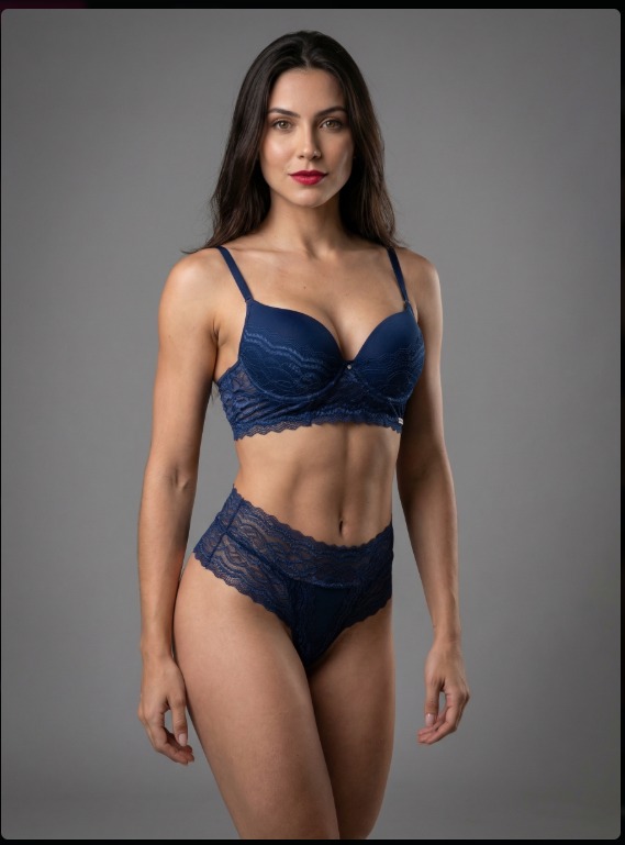 Conjunto Laura Renda Lisa Base Reforçada