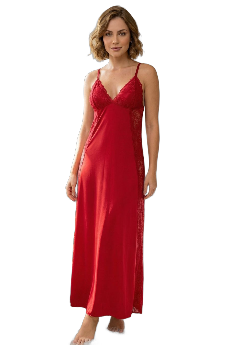 Camisola Rebeca Longa Poliamida Night - Imagem 5